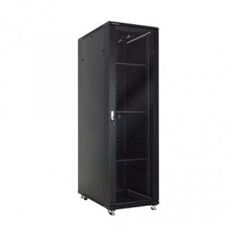 RACK10 KΑΜΠΙΝΑ ΜΕ ΓΥΑΛΙΝΗ ΠΟΡΤΑ 19'' 42U (600X800X2060) EΠΙΛΟΓΗ ACCESSORIES!